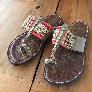 Beaded Sam Edelman sandals